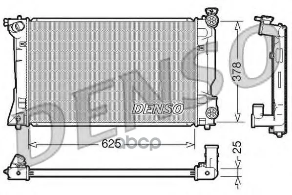 Радиатор Denso арт. DRM50035