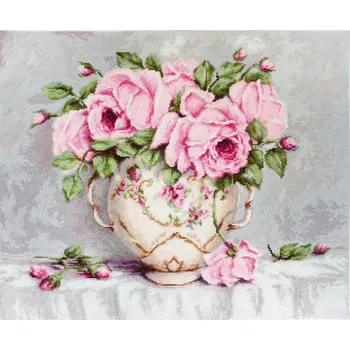 

Ba2319 set for embroidery 'Pink wanted '43*35 cm, Luca-s