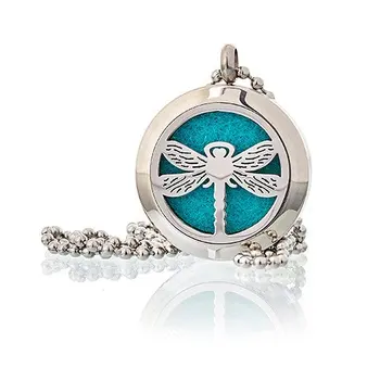 

Diffuser necklace aromatherapy 25mm-Dragonfly