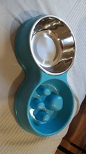 Pet-Bowls Feeding-Supplies Pet-Drinking-Dish-Feeder Puppy Stainless-Steel Dog-Food Double