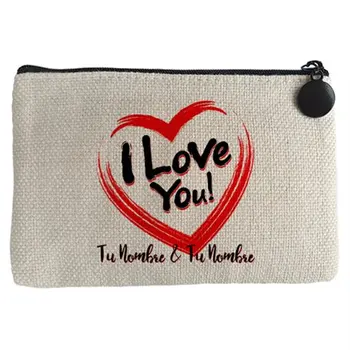 

Purse I Love You customizable with name for couples in love