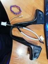 PUFEITE-Botón de volante para Hyundai VERNA SOLARIS, botón de control de música y volumen de audio