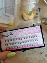 Racimo de pestañas individuales 60 uds, maquillaje profesional, pestañas postizas, extensiones de pestañas