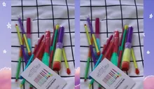 Docolor-brochas de maquillaje profesionales, 15 Uds., para base en polvo, sombra de ojos, pelo sintético, coloridas