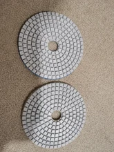 Uds 3/4 lijado disco de mojado almohadillas de pulido de diamante de granito, mármol pulidora de piedra Flexible de herramientas de mano