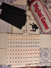 Rumy-Juego de mesa clásico con movimiento rápido de Israel, juego de mesa Digital, 2-4 personas, Mahjong, para fiesta, portátil