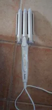 Curling Iron Hair-Tools Barrel-Hair-Styler Ceramic Professional Triple Electric