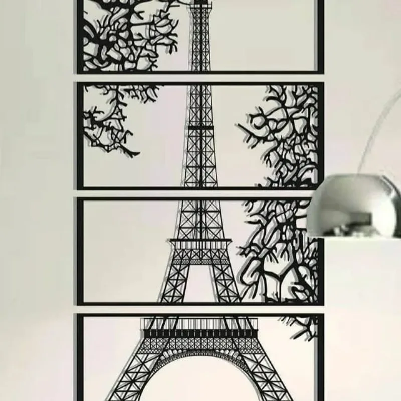 Панно На Стену Париж Картина 3D Фанера Декор для дома Лофт | Дом и сад