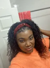 Vanlov brasileño agua Diadema con ondas Peluca de cabello humano sin costuras completa máquina pelucas de cabello humano Remy peluca y bufanda para las mujeres negras