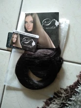 S-noilite-extensiones de cabello sintético con clip, color negro, marrón, liso, Natural, 58-76cm de largo, Alta Temperatura