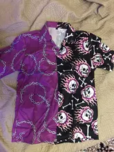 OSCN7-Camisa de manga corta con estampado informal para hombre y mujer, ropa de calle, Hawái, playa, gran tamaño, a la moda, Harajuku, MX012, 2021