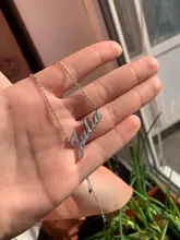 Sipuris, Collar personalizado con nombre, collares de acero inoxidable de Color acero para mujer, joyería personalizada para hombre, regalo de novia