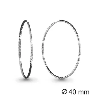 

Earrings Congo aquamarine without inserts, 925 silver