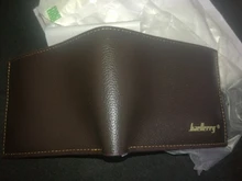 Baellerry-cartera corta plegable de piel sintética para hombre, monedero, titular de la tarjeta de embrague, billetera ajustada de negocios lisa