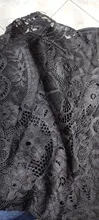 Body de encaje con bordado Floral para mujer, traje ajustado con cuello de pico profundo, mono informal negro de retales, ropa para mujer