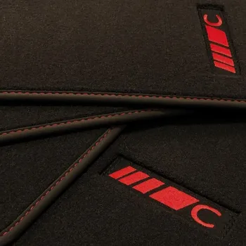 

Mercedes Clase-C CL203 Coupe mats (2000 - 2008) Velour redline