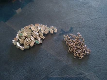 Clips de Metal de 6/8/10/13mm, extremo de engarce plegable sobre cierres, Clips de extremo de cordón, fabricación de joyas DIY, venta al por mayor