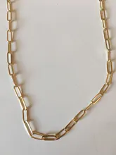 PerisBox 4 tamaños con collares de cadena círculo dorado collares gargantilla para mujer minimalista collar de joyería Vintage