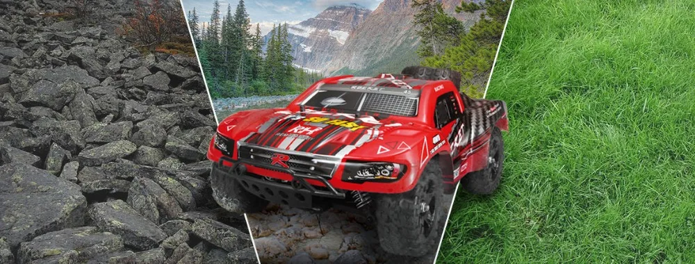 Радиоуправляемая машинка Remo Hobby Short 1:16 Brushed RH1621 для заездов в дождь, до 35 км/ч, полный привод 4x4, масштаб 1:16