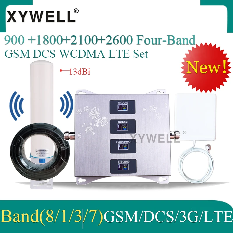 Усилитель сотовой связи Хywell 2G/ 3G/ 4G 900/1800/2100/2600 МГц | Мобильные телефоны и