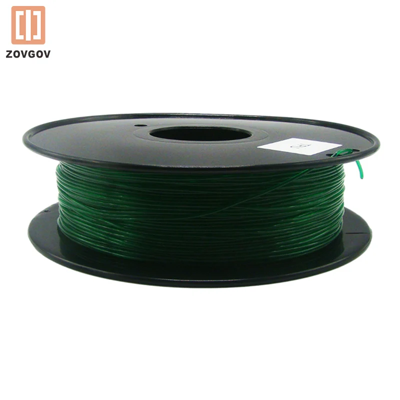 TPU Filament ZOVGOV 3D Printing 1.75mm 800G Multicolor Semi Transparent for 3D Printer filamento 