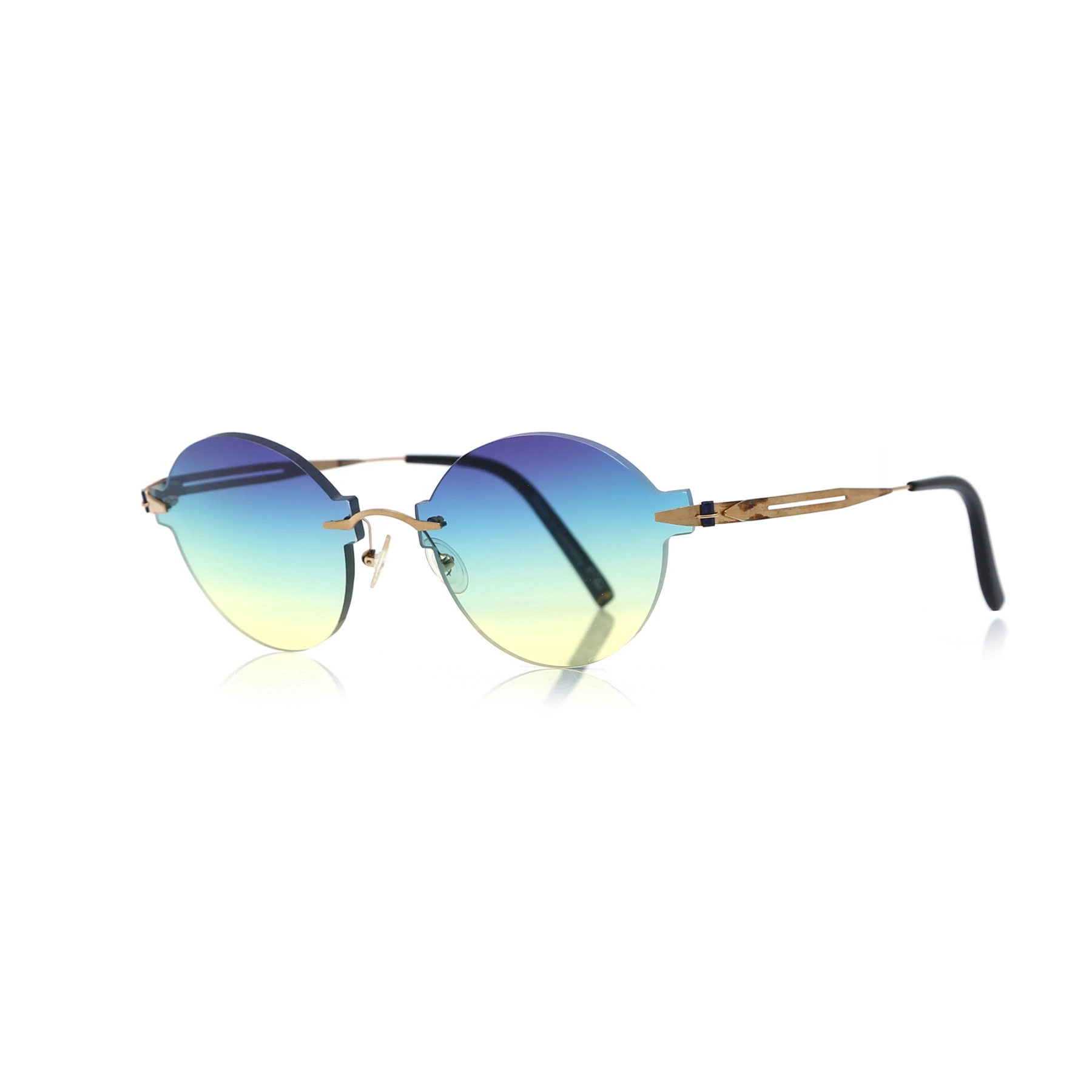 

Women's Sunglasses FLR 132 P28 C50 TITANIUM GOLD POLYCARBON ANTREFLE IRREGULAR 58-17-135