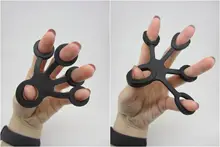 Expansor de mano de silicona para entrenamiento con los dedos, bandas de resistencia para fuerza, ejercicio de muñeca, Fitness, 1 Uds.