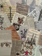 Señor papel 100 unids/caja Vintage Story Kraft papel recortes/fabricación de tarjetas/proyecto de diario DIY diario decoración tarjetas LOMO