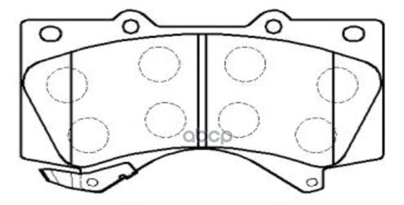 Колодки Тормозные Toyota Land Cruiser J200 4.5d/4.7 07-/Lexus Lx570 08- Передние Ctr Ckt61 Ctr арт. CKT61