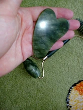 Rodillo de Jade para masaje Facial, herramientas de cuidado para la piel Facial, rascador de Gouache Natural, belleza corporal, rodillo masajeador adelgazante