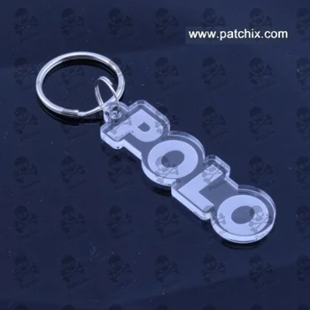 

VOLKSWAGEN POLO key key ring key chain Schlüsselring porte-cles portachiavi laser cut Size: 60x27x3mm