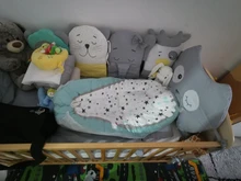 Cuna portátil de 50x85cm Para bebé, cama con almohada, cojín