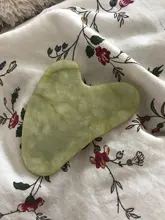 Verde Natural Jade Guasha Desguace de Gua masajeador Sha cara Meridian desguace placa pieza masaje brazo masaje herramienta