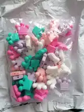 Beads Baby Pacifier-Clips-Accessory Teething Necklace Crown Bpa-Free Chew DIY 10pcs/Lot