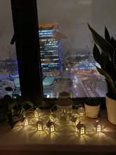 LED String Lamps Light-Fairy-Garland Wood-House Decoration Wedding Holiday-Room Party