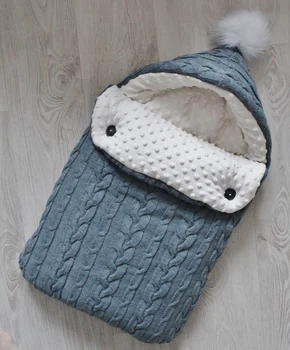 

Вязаный конверт "Меланж" ЗИМА Комплекты на выписку и для прогулок 0-6 мес