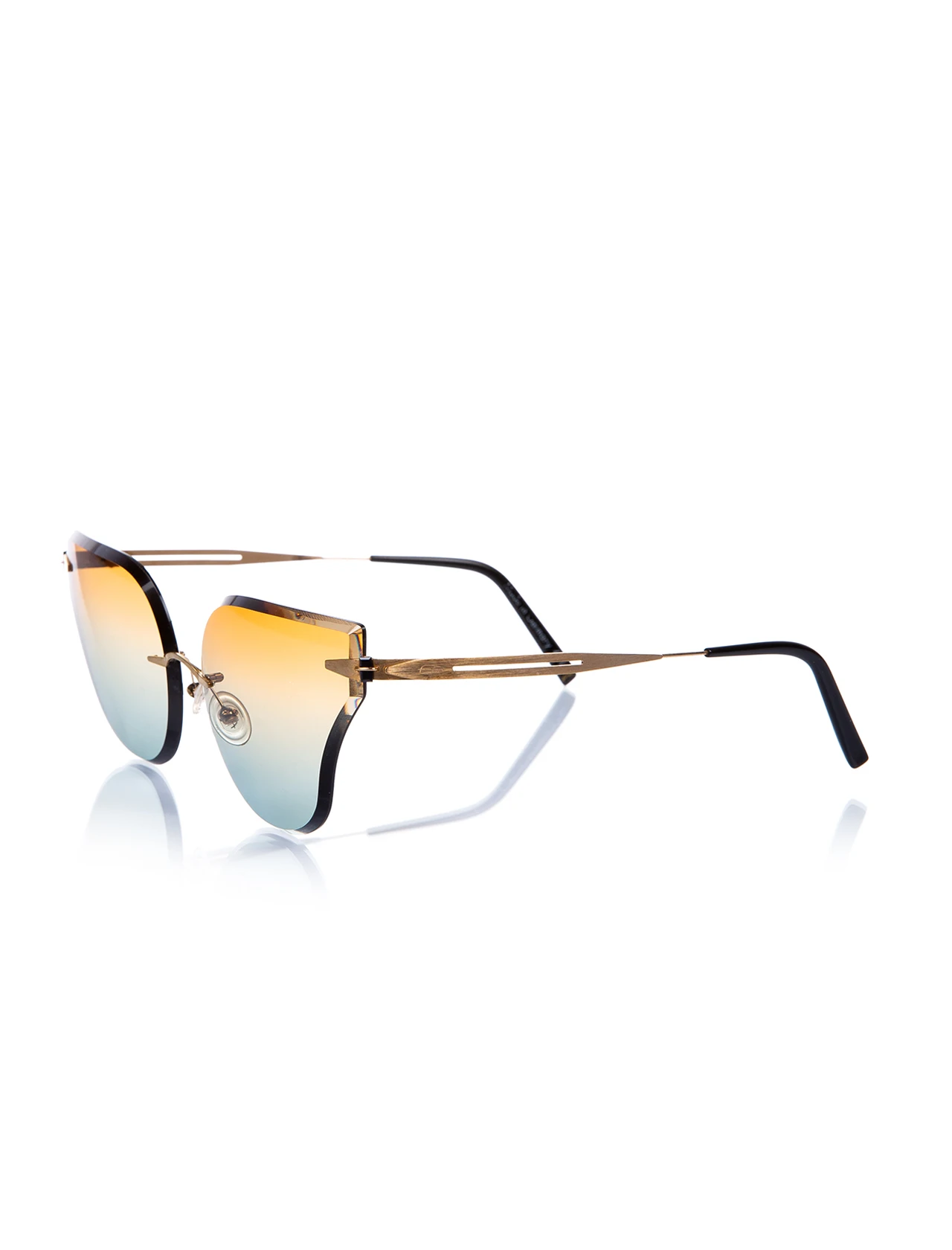 

Women's Sunglasses FLR 132 P13 C53 TITANIUM GOLD POLYCARBON ANTREFLE IRREGULAR 58-17-135
