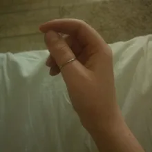 MANGOSKY-Anillo de titanio fino para dedo, anillo de oro de 1MM, 1 Uds., venta al por mayor