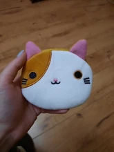 FUDEAM-monedero suave de felpa con dibujos animados para mujer, cartera pequeña con cremallera de Animal, monedero para niños y niñas, con Cable USB y auriculares