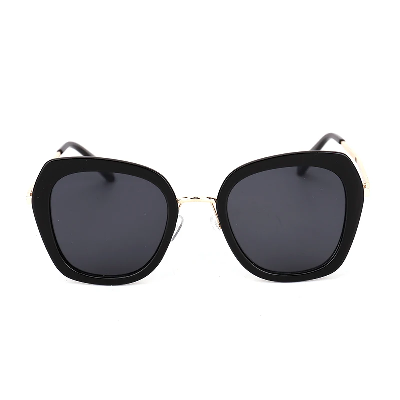 Черный FC Luxury Vintage sunglasses women Brand Designer Oversized sunglasses Female sun glasses for lady Mirror Shades UV400 - Цвет линз: Черный