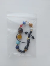 Pulseras y brazaletes de cuentas de planetas del universo para mujer y hombre, joyería de moda, pulsera de energía de sistema Solar Natural, 2019