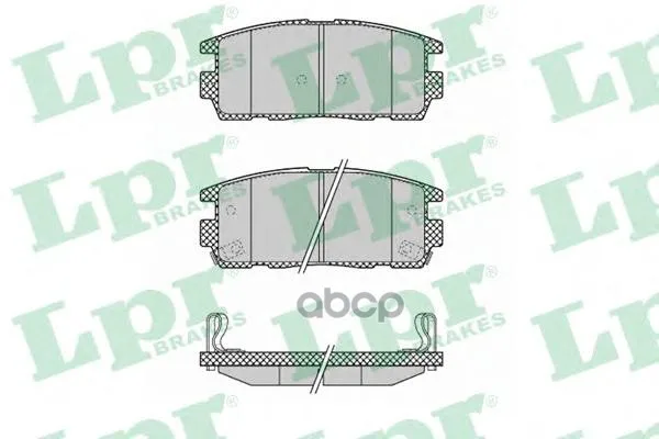 Колодки Тормозные Chevrolet Captiva/Opel Antara 2.4/3.2 06- Задние Lpr 05p1323 Lpr арт. 05P1323