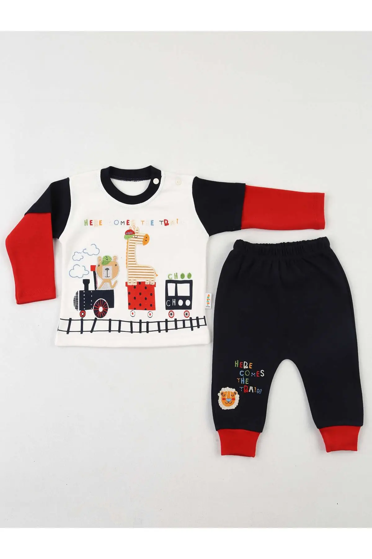 

Navy blue Cream Baby Boy 2 li Suit
