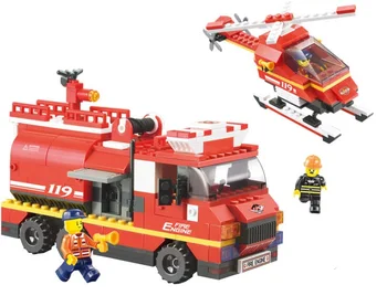 

Designer Sluban fire rescue team