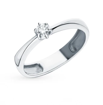 

Gold ring with diamonds sunlight sample 585