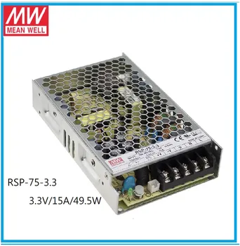 

[PowerNex]Mean Well RSP-75-3.3 meanwell 3.3VDC/15A/49.5W Single Output with PFC Function Power Supply