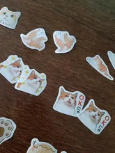 Lost a cat-mini pegatinas decorativas de papelería, conjunto de álbum diario de recortes, palo de etiqueta Kawaii, papelería