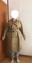 Marca del Reino Unido 2021 nueva moda Otoño/otoño Casual doble botonadura Simple clásico Trench largo con cinturón mujer Chic chaqueta