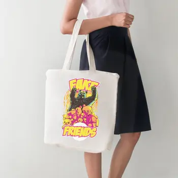 

Angemiel Bag Fake Friends Bear Teddy Bear Big Shopping Beach Tote Bag