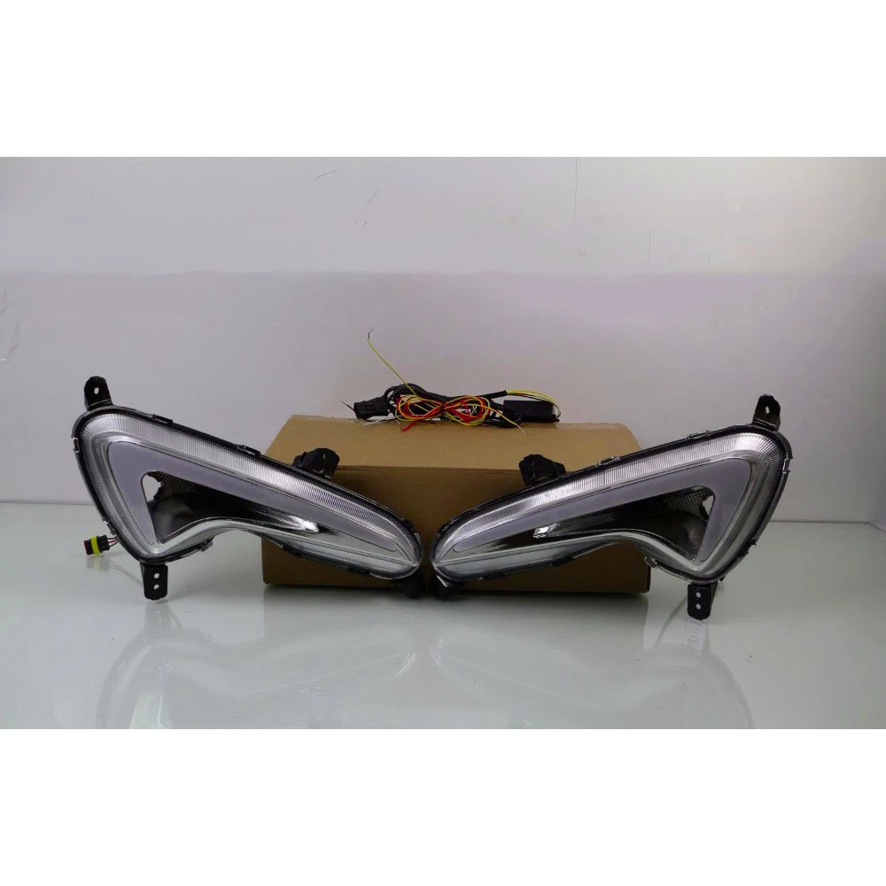 DRL kit (kit) Hyundai Solaris 1 restyling (2014-2017) China cs-drl-000266 | Автомобили и мотоциклы